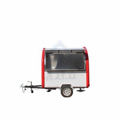 Long Service Life 250 Round Model Mobile Food Truck with Single Axle