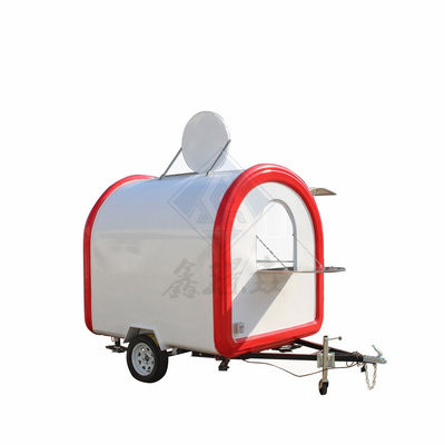 Long Service Life 250 Round Model Mobile Food Truck with Single Axle