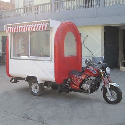 Customized Color Food Cart Mobile Pizza Oven Trailer Snack Motorcycle Fast Food Truck
