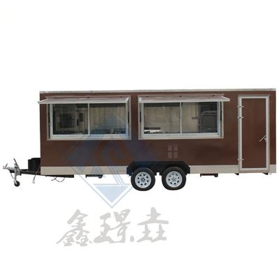 Commercial Catering Street Food Kiosk Modern Trailer for Pizza Burger Fried Chicken