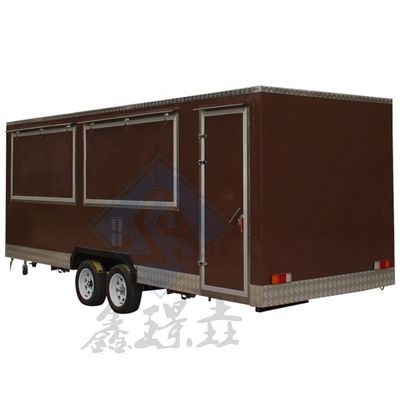 Commercial Catering Street Food Kiosk Modern Trailer for Pizza Burger Fried Chicken