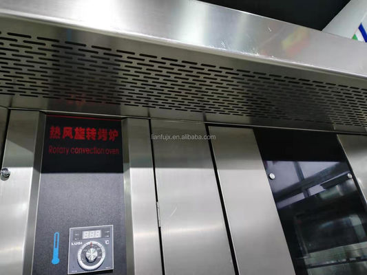 Stainless Steel Commercial Electric Gas Rotary Rack Oven With Diesel for 16 32 Trays