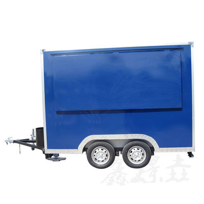 Mobile Food Trucks Mobile Bar Trailer Food Caravan Fryer Chicken Griddle Food Cart