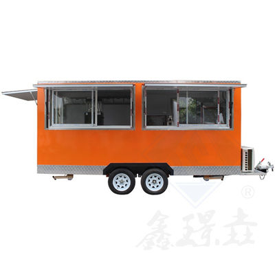 Mobile Food Trucks Mobile Bar Trailer Food Caravan Fryer Chicken Griddle Food Cart