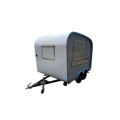 Juice Milk Tea Cart Hot Food Mobile Food Trucks Trailer with 1000kg Long Service Life