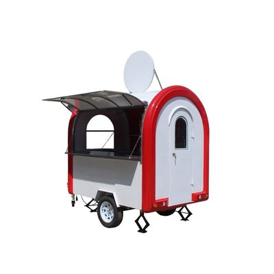 Dairy Products Application Full Kitchen and Toilet Mobile Food Truck with 1500W Voltage