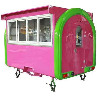 Dairy Products Application Full Kitchen and Toilet Mobile Food Truck with 1500W Voltage