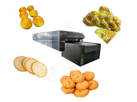 Bread Bakery Machine High Temperature Tunnel Oven for Biscuits Bakery Application Fields