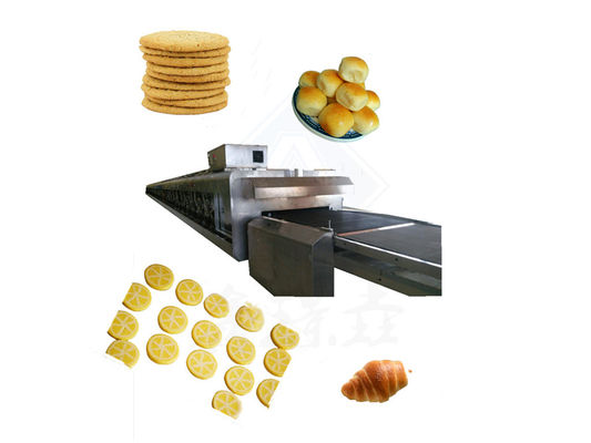 Bread Bakery Machine High Temperature Tunnel Oven for Biscuits Bakery Application Fields