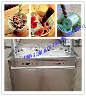 Silver Stainless Steel Fried Ice Cream Roll Machine Parts for Long-lasting Rolls