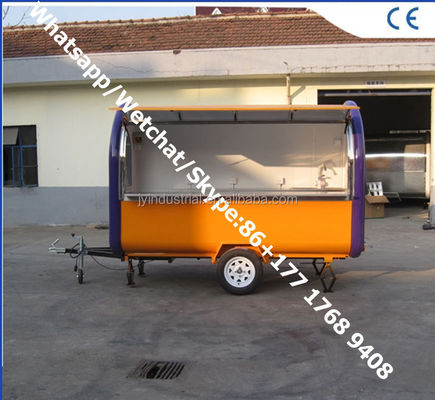 2300*1650*2300mm Mobile Food Kitchen Truck Cart Trailer with Perfect in Australia