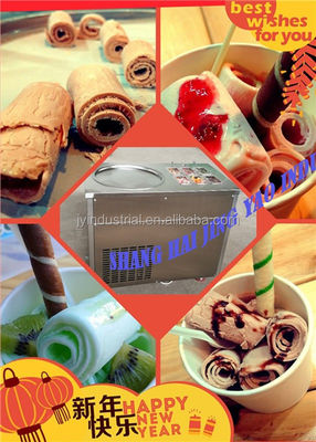 Silver Stainless Steel Fried Ice Cream Roll Machine Parts for Long-lasting Rolls