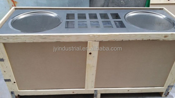 Silver Stainless Steel Fried Ice Cream Roll Machine Parts for Long-lasting Rolls