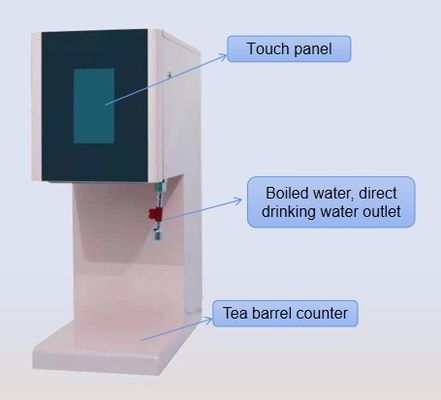 Desktop Installation Intelligent Tea Brewing Machine with NO Private Mold and High Qualit