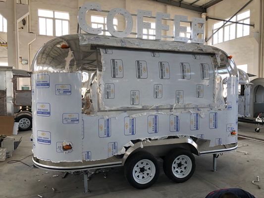 Shanghai Jingyao Ice Cream Cart /Food Trucks Trailer Caravan with Construction Works