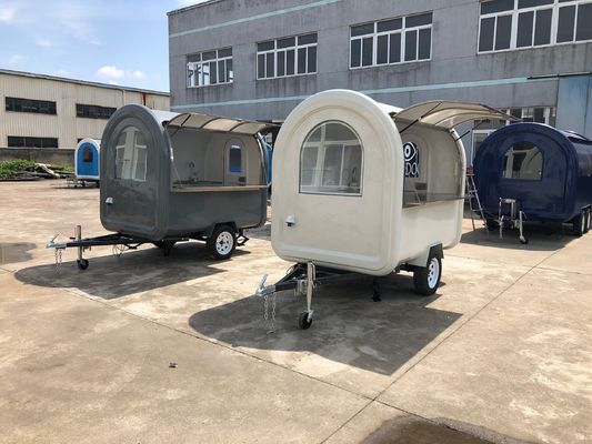 Shanghai Jingyao Ice Cream Cart /Food Trucks Trailer Caravan with Construction Works