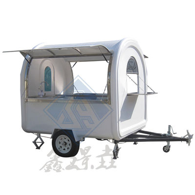 8.5ft Dining Car Food Trailer for Europe Vendors Transformer Mobile Truck Hotdog Food Cart