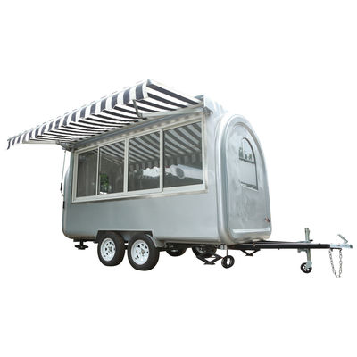 Food Cart Trailer with Optional Food Machines Hot Dog and Burger Vending Van