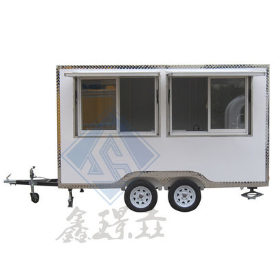 Customized Coffee Bar Cart Trailer Used Food Trucks Mobile Food Cart Van in Germany