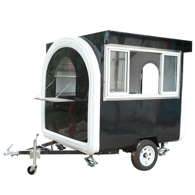 2300*1650*2300mm Food Caravan Long Service Life Mobile Crepe Maker Grocery Trolley