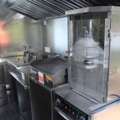 1.5kw Crepe Food Trailer Perfect for Barbecue Beverages and Mobile Vending Services