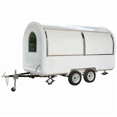 Electric Mobile Rotisserie Chicken Trailer BBQ Grill 220*160*210cm for Food Business