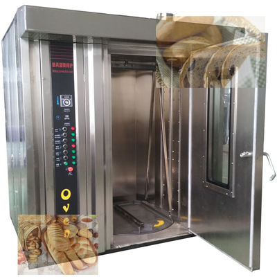 32-Tray Automatic Gas Electric Rotary Oven for Pita Bread Baking Food Processing Machine