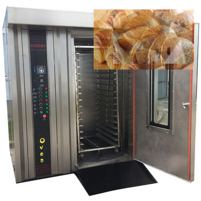 32-Tray Automatic Gas Electric Rotary Oven for Pita Bread Baking Food Processing Machine