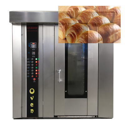 32-Tray Automatic Gas Electric Rotary Oven for Pita Bread Baking Food Processing Machine