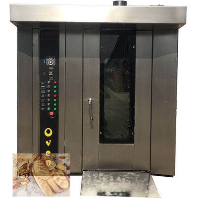 32-Tray Automatic Gas Electric Rotary Oven for Pita Bread Baking Food Processing Machine