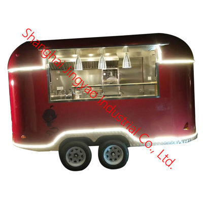 Multifunctional Electric Food Van for Bus and Mobile Food Trailer 220*160*210cm 0-20K