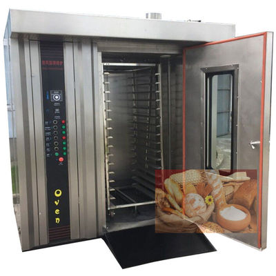 Long Service Life Rotary Gas Automatic Bread Baking Oven for Industrial Bakery Kitchen
