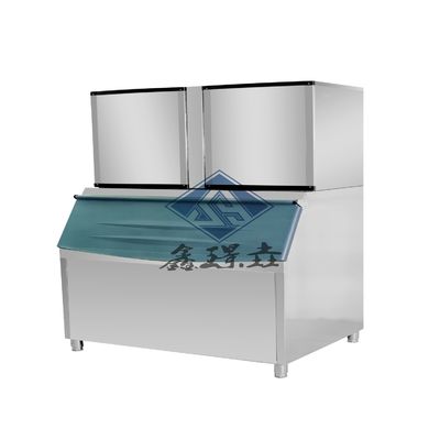 Ice Cube Maker Water or Air Cooling Commercial Combined Automatic Ice Cubes Machine