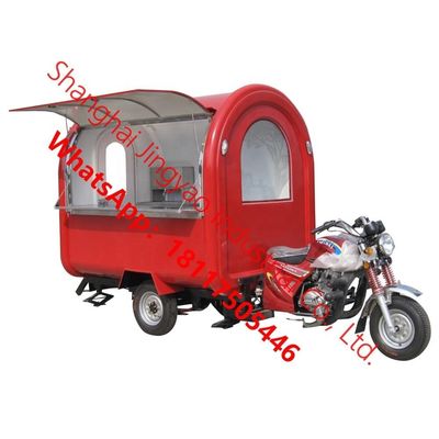 JY-FR220B Shanghai Mobile Kiosk Cabin Food Trailer with 220v Voltage and 1.5kw Power