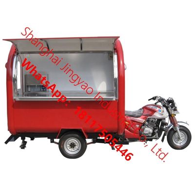 JY-FR220B Shanghai Mobile Kiosk Cabin Food Trailer with 220v Voltage and 1.5kw Power
