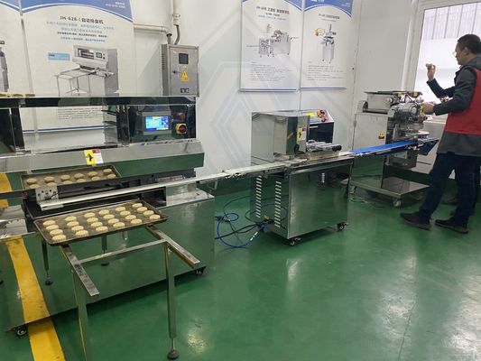 220v/380 Voltage High Productivity Automatic Choco Pie Encrusting and Forming Machine