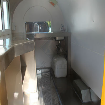280H Mobile Round Model Electric Food Truck with Canopy in Beverage Manufacturing