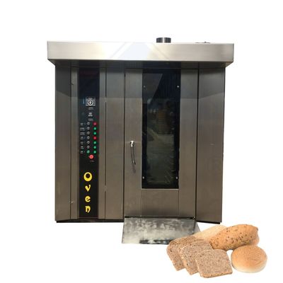 Multi-function Baking Oven Large 16/32/64 Plate Hot Air Rotary Diesel Ovens for Bakery
