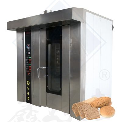Multi-function Baking Oven Large 16/32/64 Plate Hot Air Rotary Diesel Ovens for Bakery