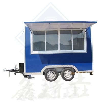 Outdoor Street Food Cart for BBQ Pizza Burger Ice Cream Coffee Electric Caravan Trailer