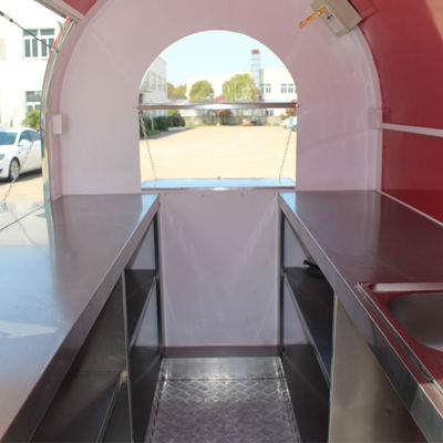 Convenient L380 x W160 x H235cm Electric Food Truck Ideal for Street Snacks and Donuts