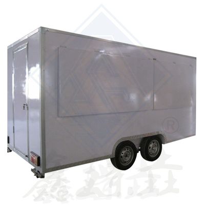 Galvanized Steel Street Food Car with All-Inclusive Interior and Snacks Included