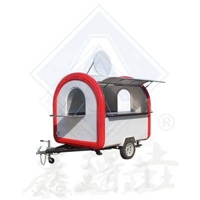 Galvanized Steel Street Food Car with All-Inclusive Interior and Snacks Included