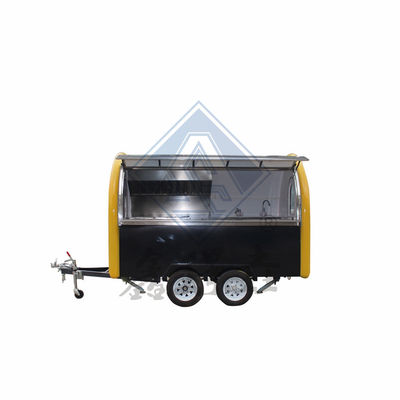 Outdoor Street Vending Double Axles Customized Food Snack Truck with Equipment