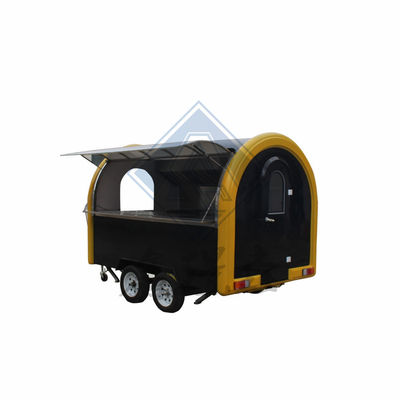 Outdoor Street Vending Double Axles Customized Food Snack Truck with Equipment