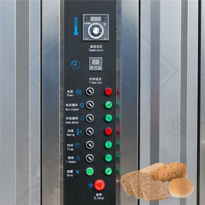 Food Industry Equipment 32 Trays Rotary Oven to Cook Chicken with Steam Technology