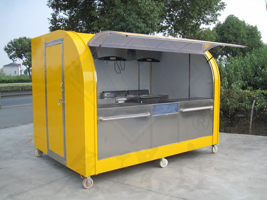 Commercial Food Carts Customized Food Truck with Full Kitchen and Top Deck