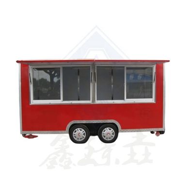 Stainless Steel Electric Mobile Kitchen Food Truck for Fully Equipped Cart