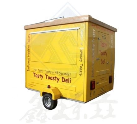 Fully Equipped Kitchen Chinese Food Mobile Cart Customized for Vending Snack Function