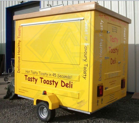 Fully Equipped Kitchen Chinese Food Mobile Cart Customized for Vending Snack Function